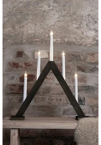 Markslöjd 706224 - Candelabro natalizio ARIELE 5xE10/3W/230V pino/marrone