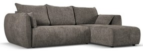 Divano angolare grigio (angolo destro) Matera - Cosmopolitan Design