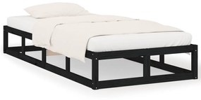 Giroletto nero 100x200 cm in legno massello