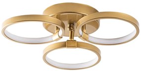 Plafoniera LED in oro ø 17 cm Halka - Opviq lights