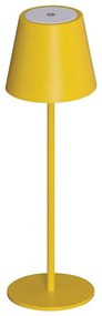 Kanlux 36323 - Lampada da tavolo LED dimmerabile INITA LED/1,2W/1800 mAh IP54 giallo