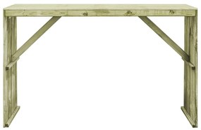 Tavolo da bar 170x60x110 cm in legno di pino impregnato
