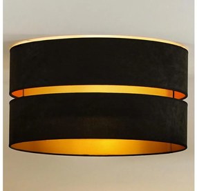 Duolla - Plafoniera DUO 1xE27/40W/230V diametro 40 cm nero/oro