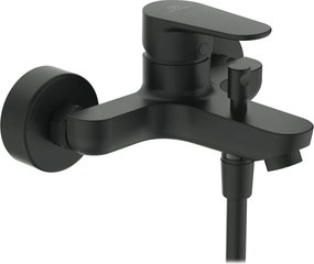 Rubinetto per vasca getto laminare cristallino Cerafine O per muro nero ottonato IDEAL STANDARD