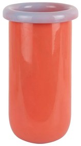 Vaso arancione in vetro (altezza totale 25 cm) Plegado – PT LIVING