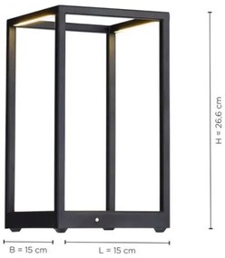 Paul Neuhaus 4401-18 - Lampada da tavolo LED dimmerabile CONTURA 2xLED/2,2W/230V