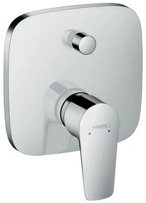 Rubinetto per doccia getto laminare cristallino monocomando Talis E cromo lucido HANSGROHE