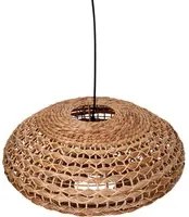 Lampadario in rattan naturale con attacco cm 60xh29,5