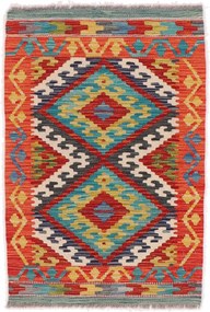 Kilim Tappeto 60 x 90 (Afghanistan) Tessuto A Mano