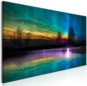 Quadro Rainbow Aurora (1 Part) Narrow  Colore colorful, Dimensioni e Misure 135x45