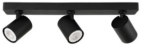 ITALUX SPL-2071-3-MB-BL - Faretto LUMSI 3xGU10/35W/230V nero