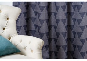 Tenda blu-grigio 130x260 cm Zatapa - Mendola Fabrics