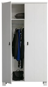 Armadio in pino bianco 111x202 cm Ties - WOOOD