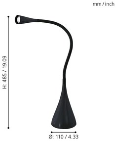 Eglo 94677 - Lampada LED da tavolo SNAPORA 1xLED/3,5W/230V