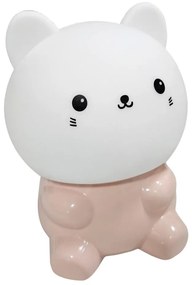 Lampada LED RGBW per bambini, touch, 1W, 5V USB, 1200 mAh, gatto