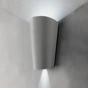 Lampada applique da esterno PIC in alluminio verniciato SILVER