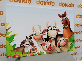 Quadro su tela – Animali della fattoria