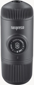 Macchina da caffè espresso portatile con custodia rigida Nanopresso, set da 9