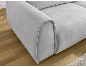 Divano angolare in grigio chiaro Aden – Bobochic Paris