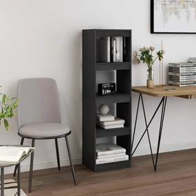 Libreria/divisorio grigio 40x30x135,5 cm legno massello di pino