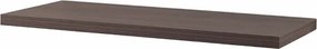 Mensolone in legno sospeso 120 cm per lavabo bagno NINFA Olmo Caffč