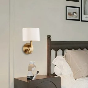 Brilagi - Applique a LED DAYA 1xE14/40W/230V + LED/3W color crema/oro