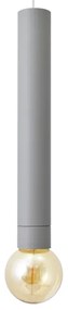 LED Lampadario su corda TUBA 1xGU10/20W/230V grigio