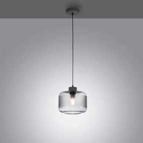 Paul Neuhaus 2005-25 - Lampadario a sospensione con filo BOLETUS 1xE27/10W/230V diametro 23,5 cm grigio