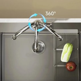 Scaldabagno istantaneo con LED display 3000W/230V IPX4 acciaio inossidabile