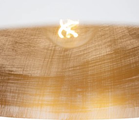 Lampada a sospensione industriale bianca con oro 50 cm - Magna Eco