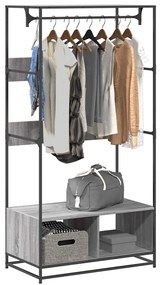 Armadio Grigio Sonoma 90x50x180 Cm İn Truciolato /