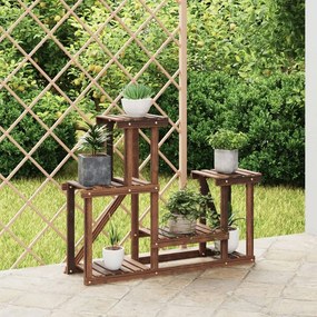 Portafiori 90x25x73,5 Cm İn Legno Massello Di Abete /