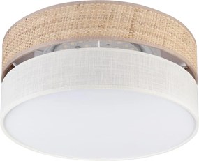 Plafoniera LED SIRJA BOHO LED/20W/230V Ø 35 cm beige/crema