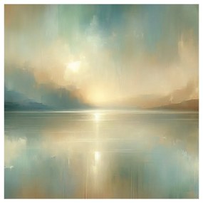 Quadro su tela – Toni delicati della natura al lago