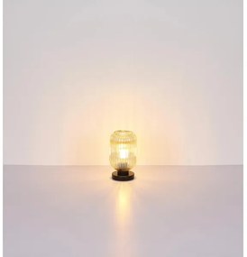 Globo 15469TA - Lampada da tavolo NORMY 1xE27/40W/230V marrone