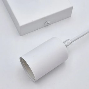 Lampadario a sospensione con filo ASTRID 1xE27/60W/230V bianco