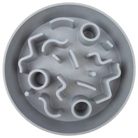 DISTRICT70 Ciotola Anti-Ingozzamento per Cani Bambù 28 cm Blu Ghiaccio