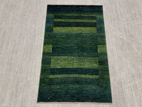 Loribaft Tappeto persiano 80x120 Verde (Iran) Annodato A Mano