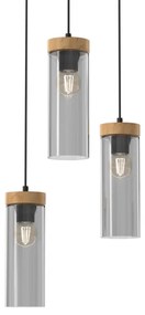 Lampadario a sospensione con filo ELICA 3xE27/60W/230V