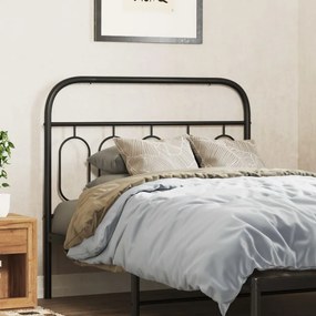 Testiera İn Metallo Nero 107 Cm /