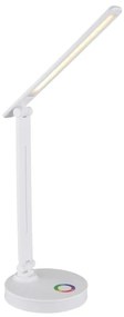 Globo 58445W - LED RGBW Lampada da tavolo dimmerabile GERALDO LED/5W/230V + LED/2W