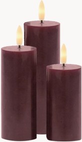Set di 3 candele a LED a batteria Sille