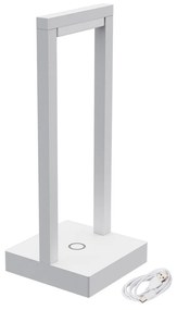 Lampada da Tavolo Ricaricabile 2.2W IP54 CCT Serie VELA - Bianca