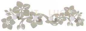 Appendiabiti di design fior di loto avorio