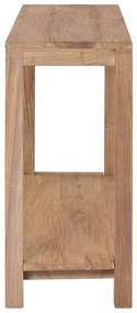 Tavolo consolle 120x35x75 cm in legno massello di teak