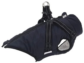 Cappotto Cani Imbracatura Impermeabile Riflettente Blu Navy L32 /