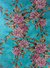 Tapete Rhodora von Osborne & Little - Plum/ Sepia/ Teal
