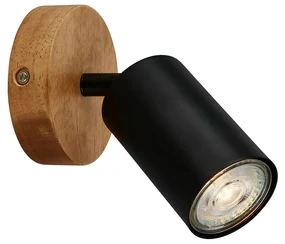 Spot Vintage Kullig Metallo Nero 1 Luce Gu10