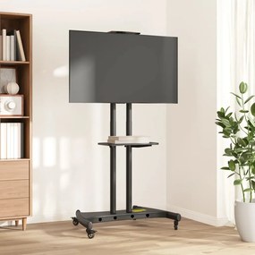 Supporto Tv Con Ruote Schermo 32"-70" Max Vesa 600x400 Mm 60kg /