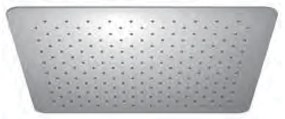 Soffione Jacuzzi   rubinetteria ultrapiatto quadrato 30X30 cm anticalcare in acciaio inox 1811056JA00